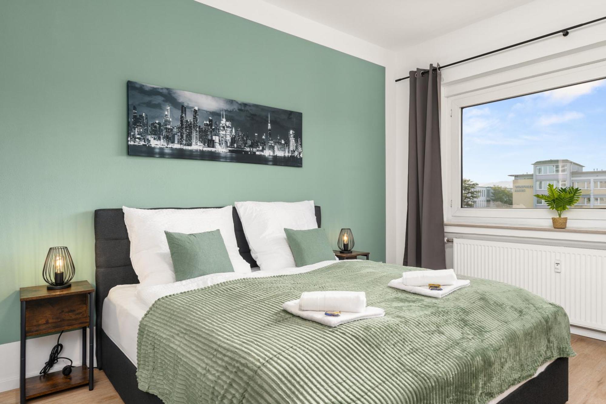 Homely-Apartment Manhattanart, Zentral, Parkplatz, Billard,Ps4, Dart, Balkon Bielefeld Exterior foto